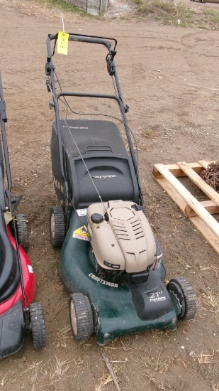 SEARS LAWN MOWER, runs