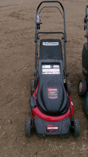 CRAFTSMAN 48 VOLT LAWN MOWER w/ charger