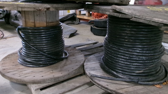 6-6-6-6  ALUMINUM SE UNDER GROUND CABLE &  ALCOA 4 / 0 AWG 600 VOLT CABLE, partial rolls