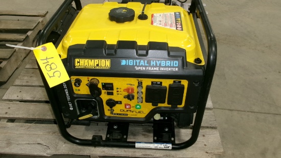 2021 CHAMPION 4000 WATT INVERTER/GENERATOR, propane/ gas, 12V. 20 & 30 amp, 12 V. , used w / camper