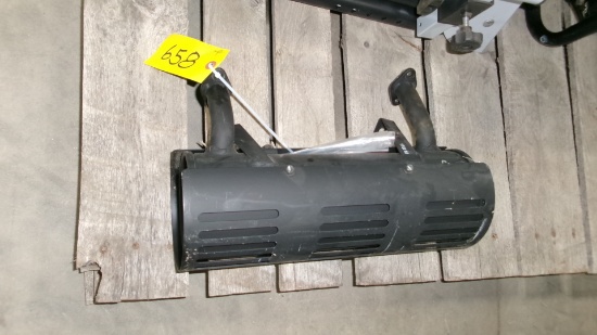 NEW MUFFLER FROM 25 H.P. PREDATOR MOTOR