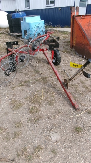 6 WHEEL ESTATE RAKE
