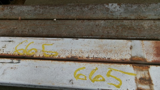 2-2" X 4" X 17' & 2-2" X 4" X 18 STEEL TUBING,  3/16" thick