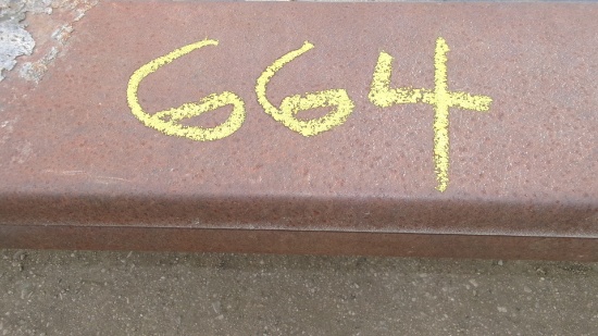 2- 2" x 7" x 24'  STEEL TUBING, 1/8" THICK