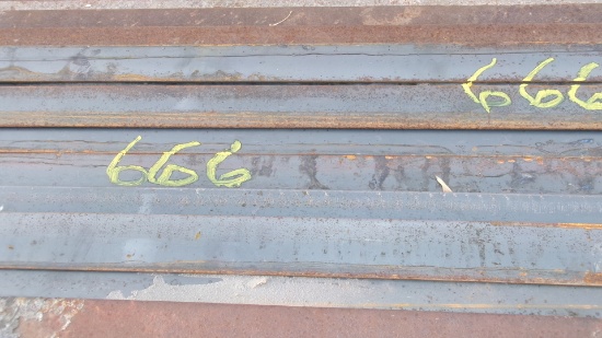 10-I BEAMS 2" X 4" X 8 1/2', 1/8" thick, UNUSED1