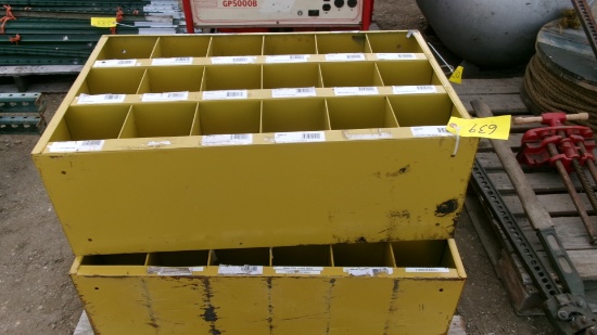 21" X 35" & 43" X 35" 18 & 42 COMPARTMENT BOLT RACKS