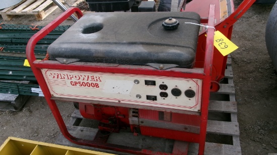 WINPOWER 11 H.P. 5000 WATT GENERATOR,  hasn't run lately