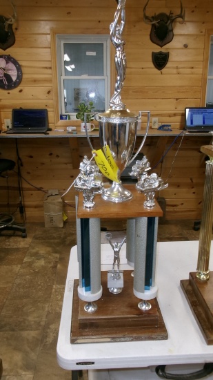 39" SNOWMOBILE RACING TROPHY, no description or plate