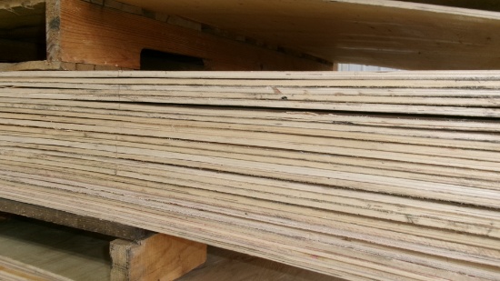 25-48" X 88" 1/4" PLYWOOD