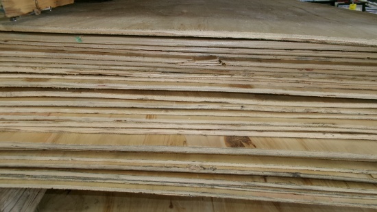 25-48" X 88" 1/4" PLYWOOD