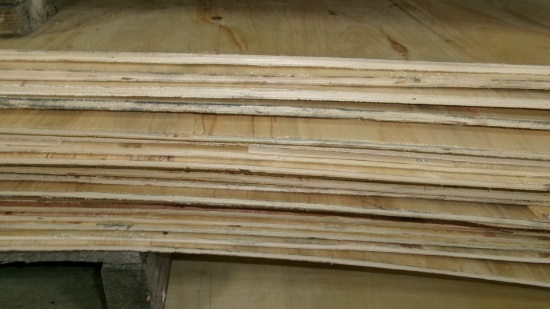 25-48" X 88" 1/4" PLYWOOD