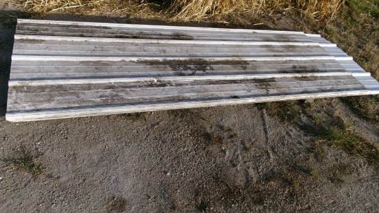 12-8' SHEETS OF UNUSED SIDING