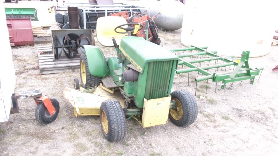 JOHN DEERE 112 48" RIDER, runs