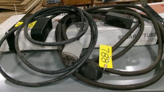 2-220V EXTENSION CORDS, 16' and 22'