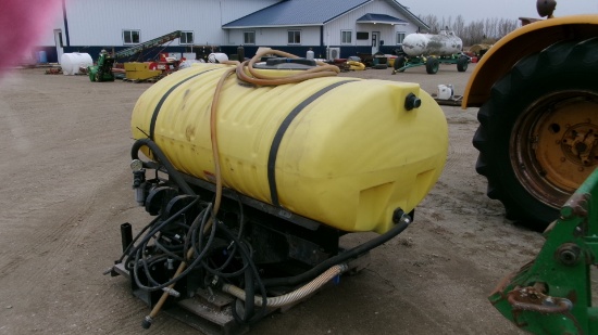 300 GALLON TANK w / SADDLE,  hyd. pump & controls