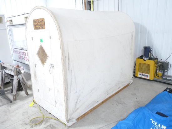 4' X 8' 4 HOLE 2 MAN FOLDING ICE HOUSE