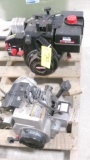 BRIGGS & STRATTON GAS MOTOR, 110 V. elec. start;   Tecumseh 8 h.p. gas eng., 110 v., elec. start