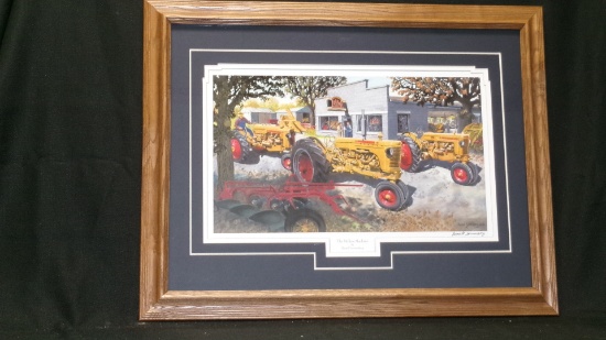 "MOLINE MACHINE" signed print by Russell Sonnenberg