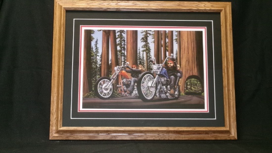 "REDWOOD RUN" print by David Mann
