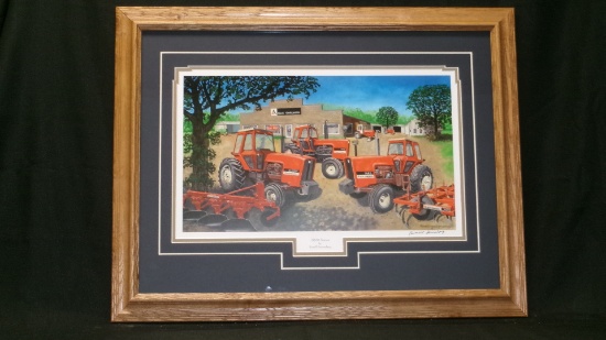 "7000 SERIES" signed print by Russell Sonnenberg