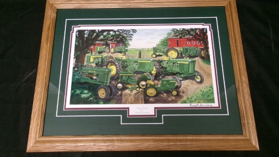 "DEERE HERD" signed by artist Russell Sonnenberg