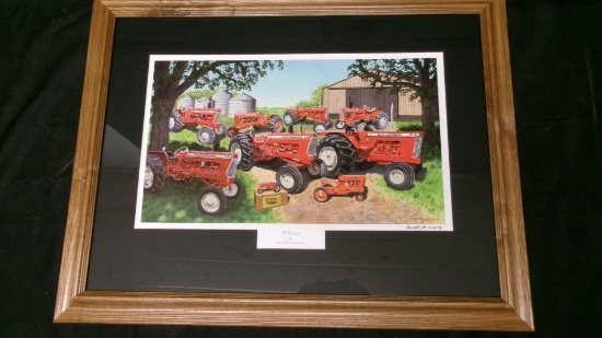 "D SERIES"  signed print by Russell Sonnenberg