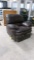 LEATHER RECLINER & FREE STANDING LAMP