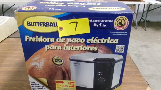 SLIGHTLY USED BUTTERBALL ELECTRIC TURKEY FRYER