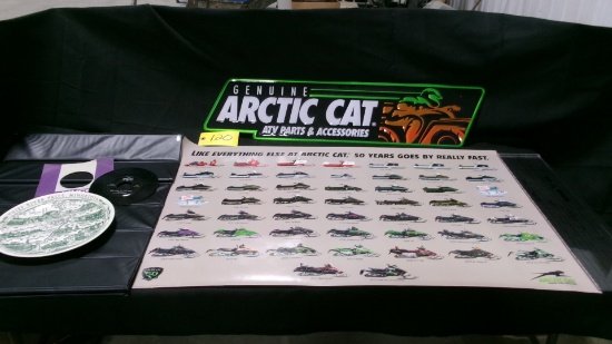 50  YEARS OF ARCTIC CAT POSTER, 75 YEARS DIAMOND JUBILEE THIEF RIVER FALLS,  +