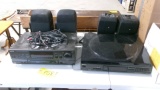 TECHNICS AV CONTROL STEREO RECEIVER SAG X 170, TECHNICS COMPACT 4 DISC PLAYER SL-PC505, +