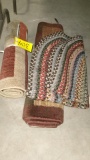 CARPET RUNNERS, PICTURE, & OVAL RUG