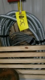 ELEC. WIRE, CONDUIT, OUTDOOR LAMPS, & 3 WOOD BOXES