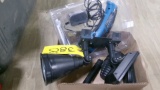 UNUSED CORDLESS CUTTER & 2 SECURITY LAMPS