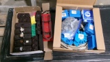 BOX OF MISC.  ELECTRICAL EQUIP. & FIXTURES