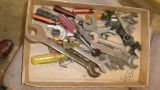 YANKEE DRILL, HAMMERS,  HAND  DRILL, MITER  SAW, VISE GRIP, OPEN END WRENCHES