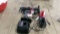 19.2 V.  CRAFTSMAN CORDLESS ANGLE & STANDARD DRILLS, 2 BATTERIES, & 2 CHARGERS-OK