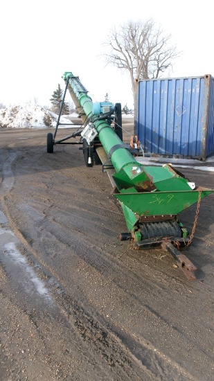 13" X 47' BELT CONVEYOR w / 15 H.P. 3 PHASE MOTOR