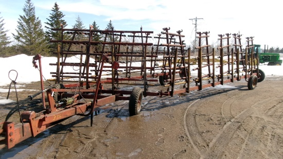 50' MELROE HYDRAULIC 5 BAR HARROW