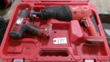 3-MILWAUKEE CORDLESS DRILLS, SAWSALL, good battery & charger