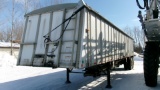 38' MERRIT GRAIN HOPPER w/ RAPAT CONVEYOR SYSTEM, spring suspension, elec. roll tarp,+