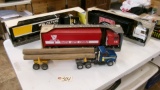 KEYSTONE STEEL & WIRE RED BRAND TRUCK & TRAILER in box,  TSC TRUCK & TRAILER in box,+