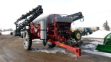 90' RED BALL 1200 GAL. PULL TYPE SPRAYER, J.D. rate controller, hyd. pump, rinse tank