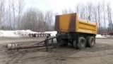 1969 HEIL GRAVEL 8 YD. PUP TRAILER, pintle hitch , good brakes, 11R /22.5 (50%),