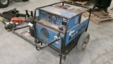 MILLER BLUE STAR 180 AMP DC WELDER & 5,OOO WATT GENERATOR, no cables, motors leaks