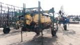 60' SUMMERS 500 GALLON MID-MOUNT PICKUP SPRAYER ON 2 PT. CART, 8 H.P Honda, foam markers,