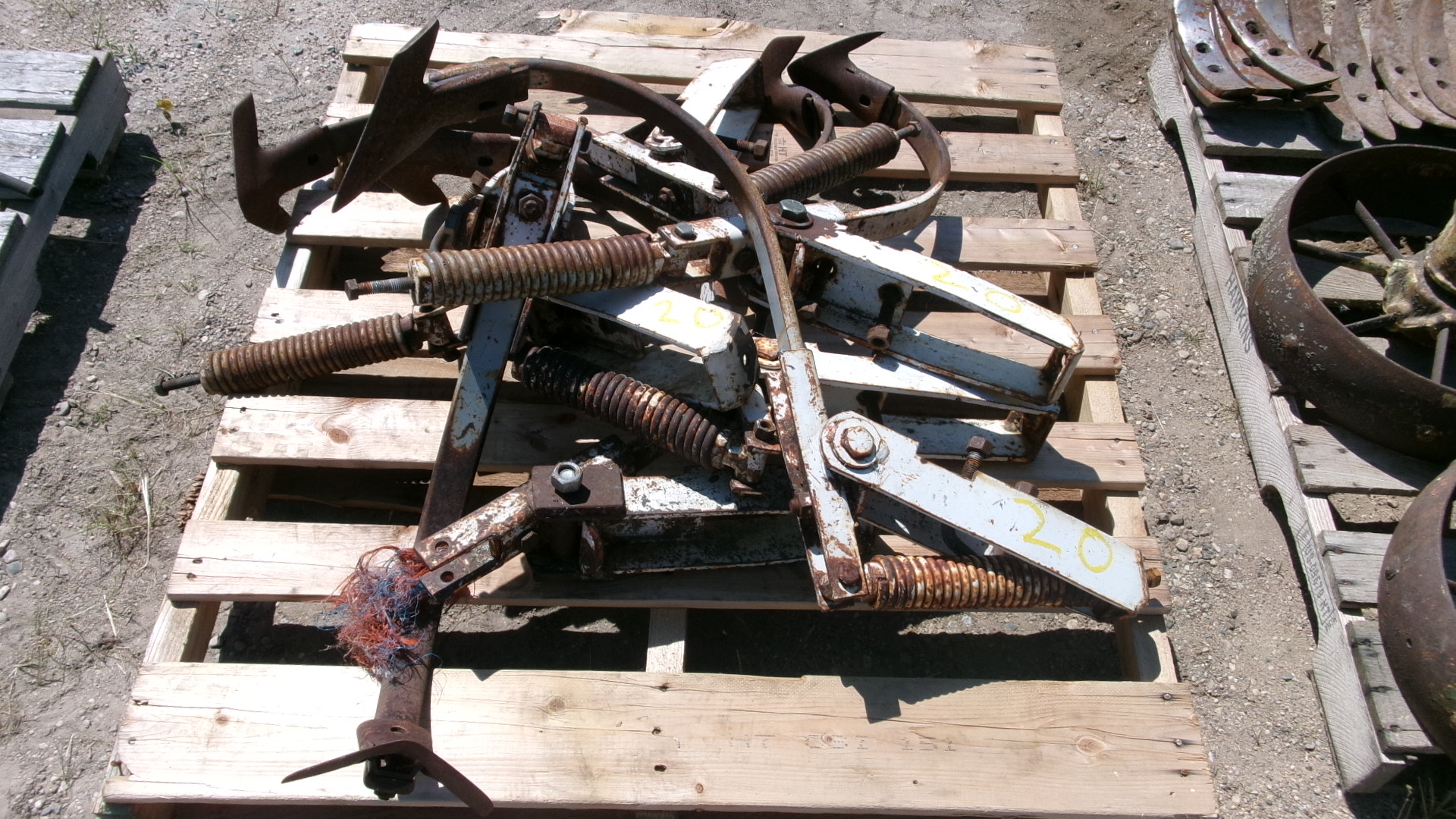 6WILRICH CULTIVATOR SHANK ASSEMBLIES & 6 CHISEL Proxibid