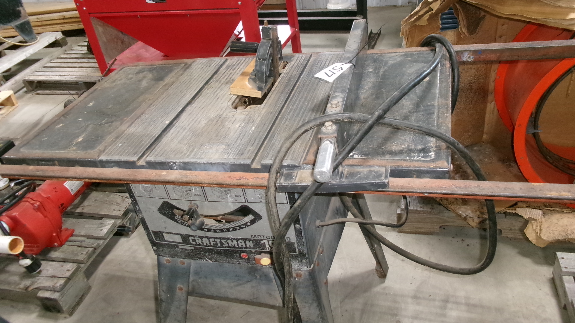 Craftsman 10 Inch Table Saw 10" Craftsman Table Saw Md# 113.221740