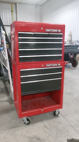 CRAFTSMAN ROLLING TOOL BOX & 7 DRAWER TOOL CHEST