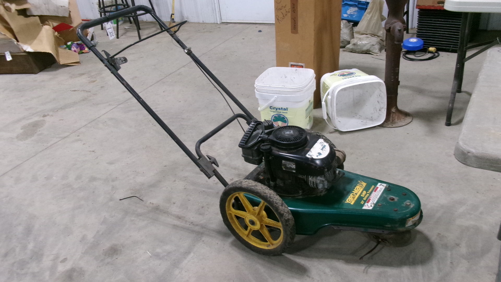 22" 5 H.P. WALK BEHIND YARDMAN STRING TRIMMER Proxibid