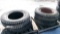 4-10.00 X 22.5 NEW TIRES (2 on steel rims & 2 unmounted )